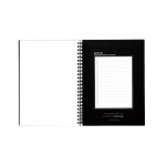 Taccuino riutilizzabile A5 con copertina rigida e scansione InfiniteBook, inchiostro nero color nero sesta vista