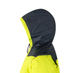 Giacca da lavoro imbottita unisex in poliestere 180 g/m2 Velilla color grigio sesta vista