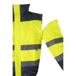 Giacca da lavoro imbottita unisex in poliestere 180 g/m2 Velilla color grigio settima vista