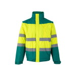 Giacca da lavoro imbottita unisex in poliestere 180 g/m2 Velilla color verde seconda vista