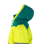 Giacca da lavoro imbottita unisex in poliestere 180 g/m2 Velilla color verde sesta vista