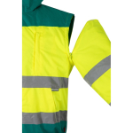 Giacca da lavoro imbottita unisex in poliestere 180 g/m2 Velilla color verde settima vista