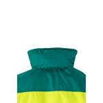 Giacca da lavoro imbottita unisex in poliestere 180 g/m2 Velilla color verde nona vista