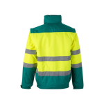 Giacca da lavoro imbottita unisex in poliestere 180 g/m2 Velilla color verde