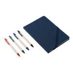 Penna in alluminio riciclato da cartoni del latte inchiostro blu