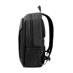 Zaino in poliestere riciclato idrorepellente per pc 17,3'' color nero terza vista