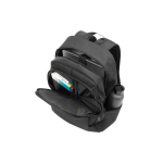 Zaino in poliestere riciclato idrorepellente per pc 17,3'' color nero quarta vista