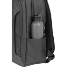 Zaino in poliestere riciclato idrorepellente per pc 17,3'' color nero sesta vista