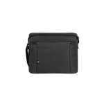 Borsa termica in poliestere riciclato con tracolla regolabile 7L color nero seconda vista