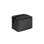 Borsa termica in poliestere riciclato con tracolla regolabile 7L color nero