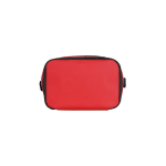 Borsa termica in poliestere riciclato con tracolla regolabile 7L color rosso terza vista