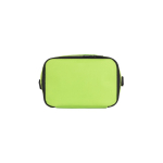 Borsa termica in poliestere riciclato con tracolla regolabile 7L color verde chiaro terza vista