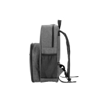 Zaino termico per picnic in poliestere riciclato con utensili color grigio scuro quarta vista