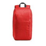 Zaino multiuso con schienale e spallacci imbottiti capacità 10L color rosso