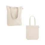 Shopper in cotone riciclato e poliestere con manici lunghi 280 g/m2 vari colori