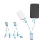 Cavo 6 in 1 realizzato in materiale riciclato con finitura sfumata vari colori