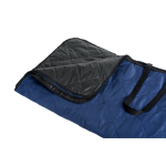 Coperta da picnic pieghevole in poliestere che si trasforma in Shopper color blu quarta vista
