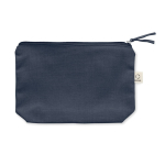 Pochette in tessuto riciclato da 320 gr/m² con cerniera coordinata