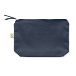 Pochette in tessuto riciclato da 320 gr/m² con cerniera coordinata sesta vista