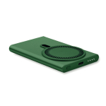 Caricatore wireless magnetico a ricarica rapida con powerbank 15W color verde scuro