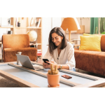 Caricatore wireless magnetico a ricarica rapida con powerbank 15W seconda vista ambiente