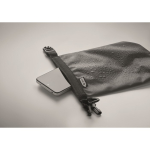 Borsa sportiva personalizzata impermeabile da 1,5l Bayside color grigio scuro settima vista fotografica