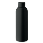 Borraccia in acciaio inox riciclato antigoccia 750 ml color nero