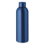 Borraccia in acciaio inox riciclato antigoccia 750 ml color blu