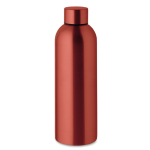 Borraccia in acciaio inox riciclato antigoccia 750 ml color rosso