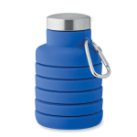 Borraccia pieghevole in silicone con moschettone 500 ml