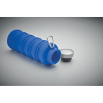 Borraccia pieghevole in silicone con moschettone 500 ml