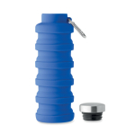 Borraccia pieghevole in silicone con moschettone 500 ml