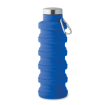 Borraccia pieghevole in silicone con moschettone 500 ml