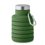 Borraccia pieghevole in silicone con moschettone 500 ml