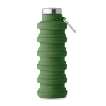 Borraccia pieghevole in silicone con moschettone 500 ml