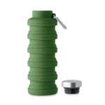 Borraccia pieghevole in silicone con moschettone 500 ml