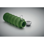 Borraccia pieghevole in silicone con moschettone 500 ml