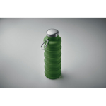 Borraccia pieghevole in silicone con moschettone 500 ml