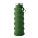 Borraccia pieghevole in silicone con moschettone 500 ml