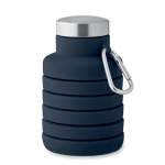 Borraccia pieghevole in silicone con moschettone 500 ml