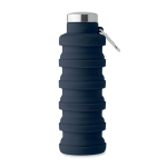 Borraccia pieghevole in silicone con moschettone 500 ml