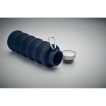Borraccia pieghevole in silicone con moschettone 500 ml