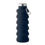 Borraccia pieghevole in silicone con moschettone 500 ml