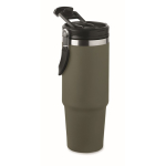 Bicchiere a doppia parete con cannuccia, beccuccio e manico da 850ml seconda vista