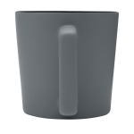 Tazza in ceramica con finitura opaca e manico squadrato 370ml seconda vista posteriore
