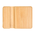 Supporto in bambù per telefono con angolo di visione ergonomico color legno seconda vista