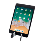 Supporto tablet promozionale con logo da tavolo regolabile Minim color bianco terza vista