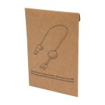 Cavo di ricarica rapida in plastica riciclata sincronizzazione 5 in 1 seconda vista con scatola