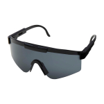 Occhiali da sole sportivi eleganti e facilmente adattabili color nero