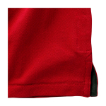 Polo a manica corta uomo in cotone piqué 200 g/m² Elevate Life color rosso